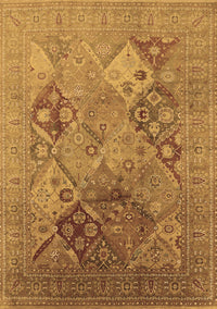 Oriental Brown Industrial Rug, urb3047brn