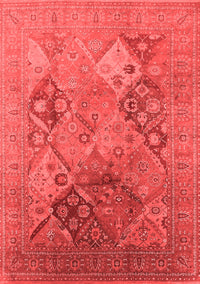 Oriental Red Industrial Rug, urb3047red