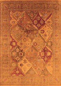 Oriental Orange Industrial Rug, urb3047org