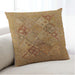 Lifestyle Image of Mid-Century Modern Urban Square Mahogany Brown Throw Pillow, 18 inch by 18 inch, pwurb3047