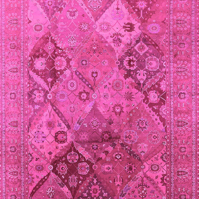 Oriental Pink Industrial Rug, urb3047pnk