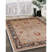 Machine Washable Industrial Modern Sienna Brown Rug in a Family Room, wshurb3048