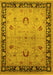 Oriental Yellow Industrial Rug, urb3048yw