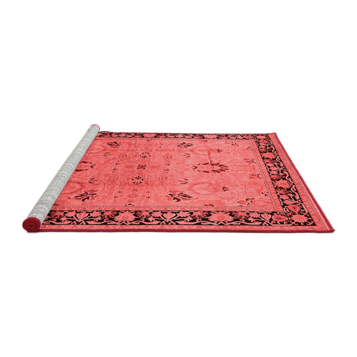 Industrial Red Washable Rugs