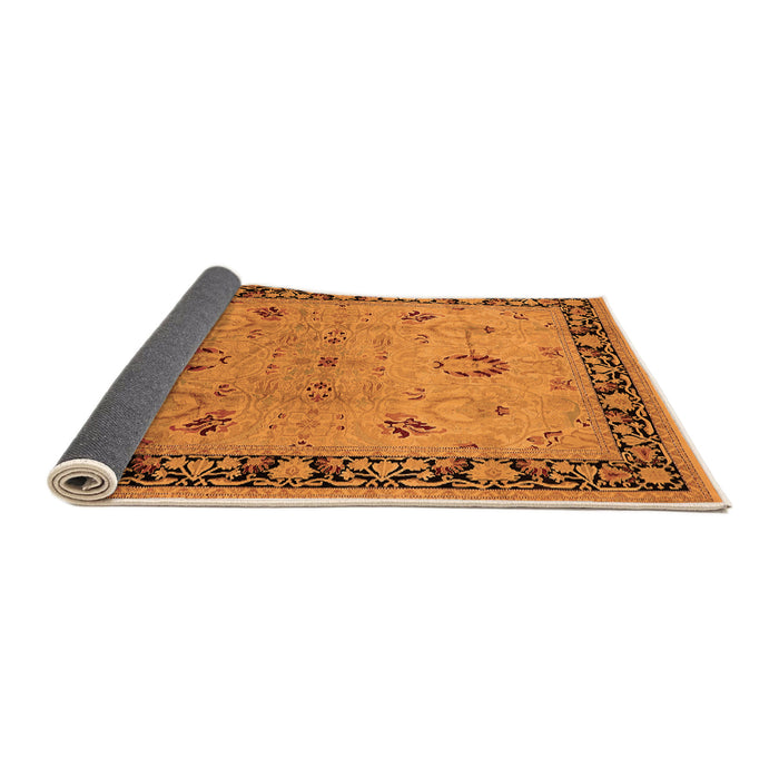 Sideview of Oriental Orange Industrial Rug, urb3048org
