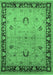 Oriental Emerald Green Industrial Rug, urb3048emgrn