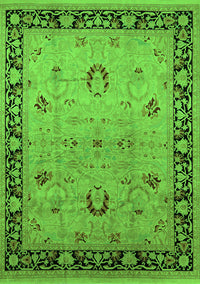 Oriental Green Industrial Rug, urb3048grn