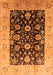 Oriental Orange Industrial Rug, urb3049org