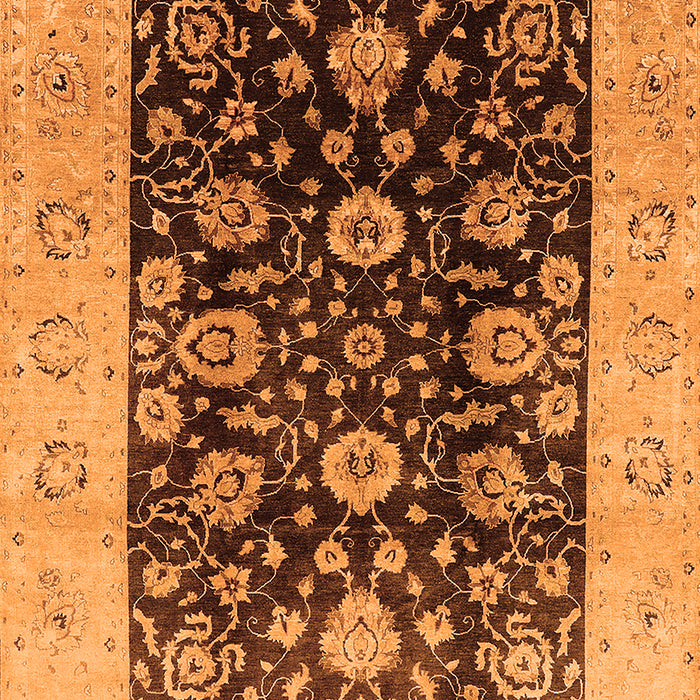 Oriental Orange Industrial Rug, urb3049org