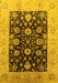 Oriental Yellow Industrial Rug, urb3049yw