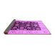 Sideview of Oriental Purple Industrial Rug, urb3049pur