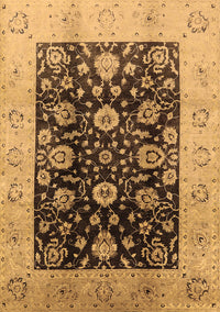 Oriental Brown Industrial Rug, urb3049brn