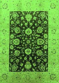 Oriental Green Industrial Rug, urb3049grn