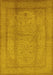 Oriental Yellow Industrial Rug, urb3050yw