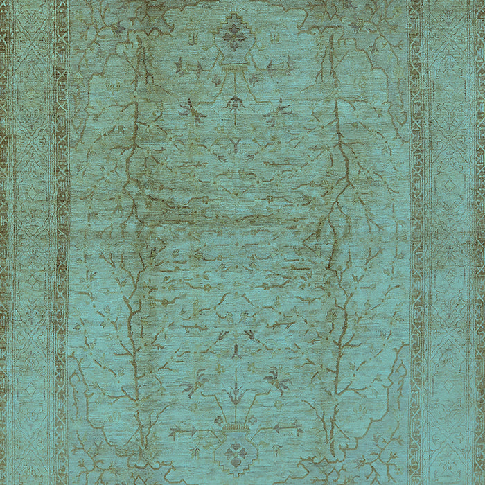 Oriental Light Blue Industrial Rug, urb3050lblu