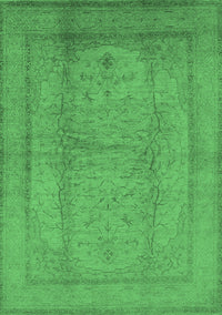 Oriental Emerald Green Industrial Rug, urb3050emgrn