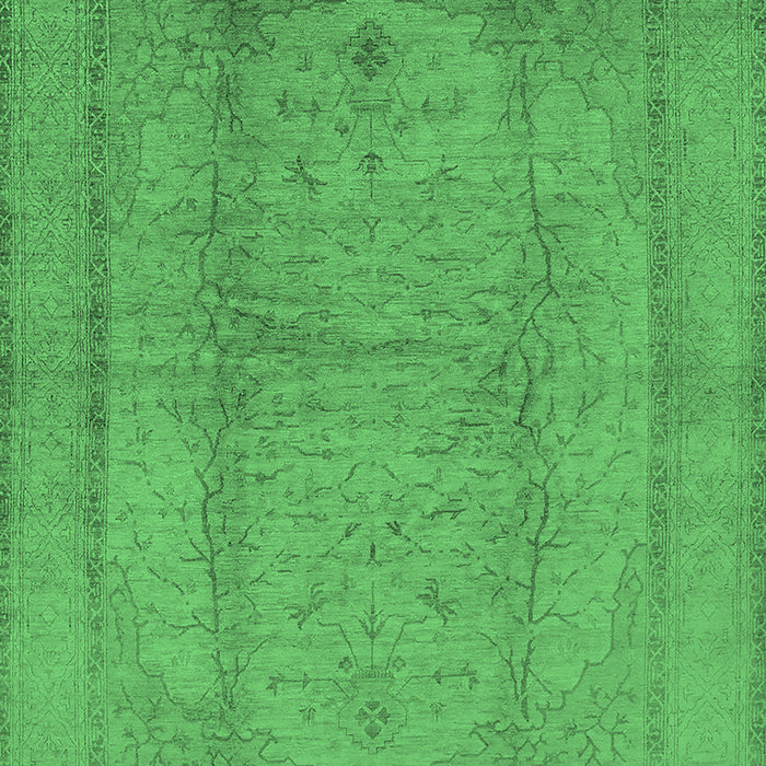 Oriental Emerald Green Industrial Rug, urb3050emgrn