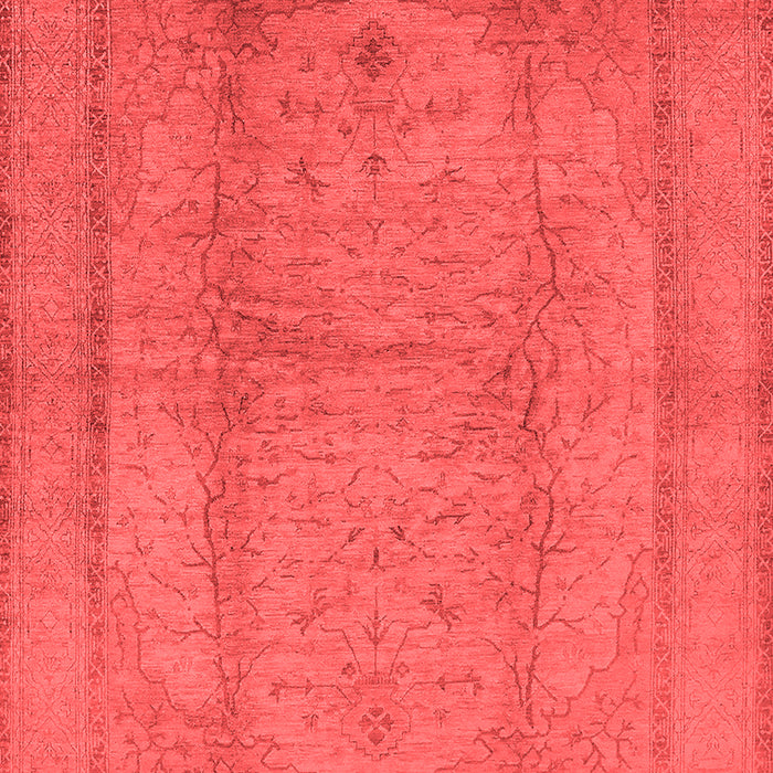 Machine Washable Oriental Red Industrial Rug, wshurb3050red
