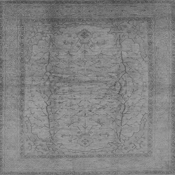 Square Oriental Gray Industrial Rug, urb3050gry