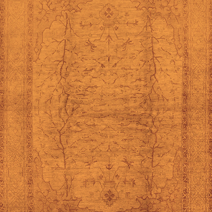 Oriental Orange Industrial Rug, urb3051org