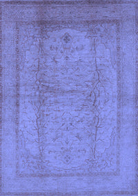 Oriental Blue Industrial Rug, urb3051blu