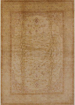 Mid-Century Modern Brown Oriental Rug, urb3051