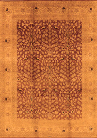 Oriental Orange Industrial Rug, urb3052org