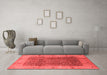 Industrial Red Washable Rugs