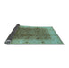 Sideview of Oriental Light Blue Industrial Rug, urb3052lblu