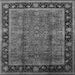 Square Oriental Gray Industrial Rug, urb3053gry