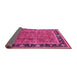 Sideview of Oriental Pink Industrial Rug, urb3053pnk