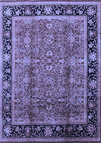 Oriental Blue Industrial Rug, urb3053blu