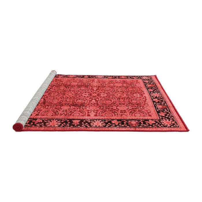 Industrial Red Washable Rugs