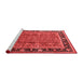 Industrial Red Washable Rugs