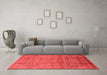 Industrial Red Washable Rugs