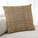 Lifestyle Image of Mid-Century Modern Urban Square Mahogany Brown Throw Pillow, 18 inch by 18 inch, pwurb3054