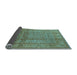 Sideview of Oriental Light Blue Industrial Rug, urb3054lblu