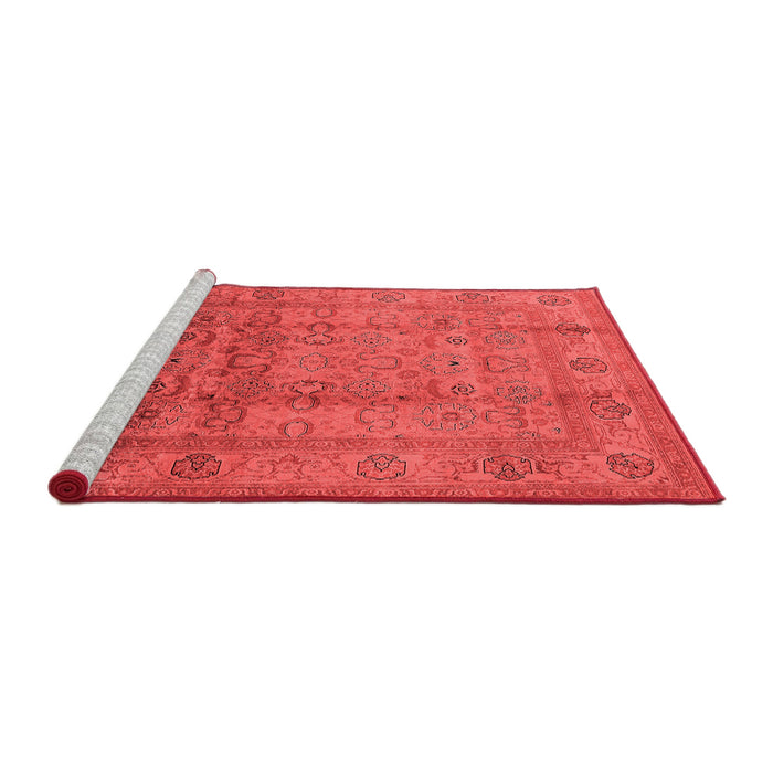 Industrial Red Washable Rugs