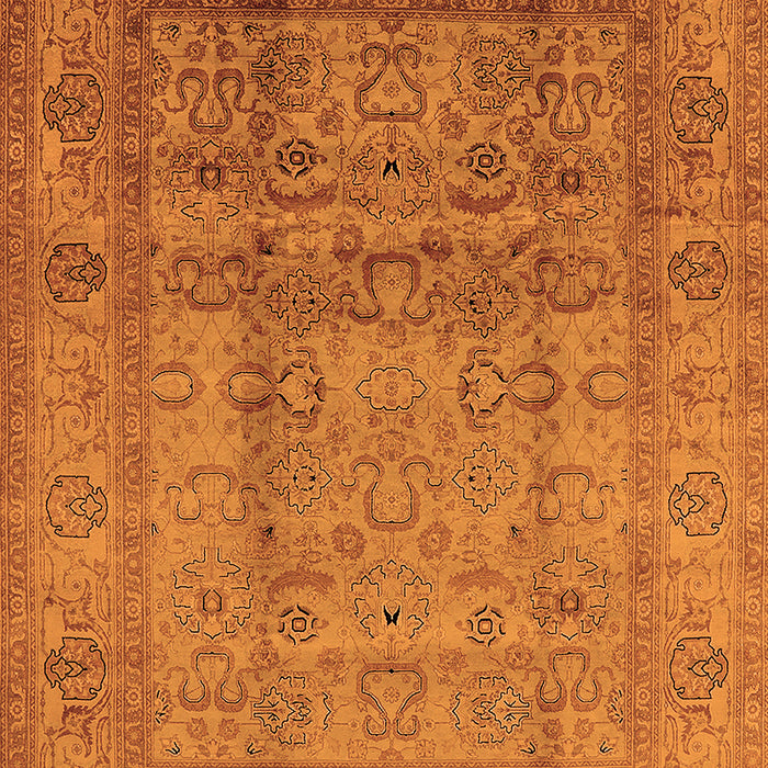 Oriental Orange Industrial Rug, urb3054org