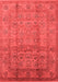 Oriental Red Industrial Area Rugs