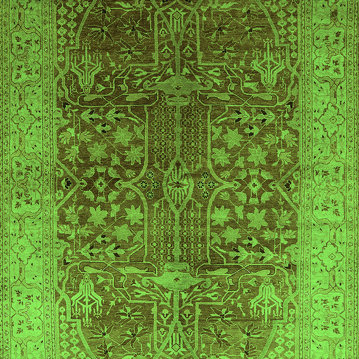 Oriental Green Industrial Rug, urb3055grn
