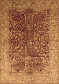 Oriental Brown Industrial Rug, urb3055brn