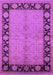 Machine Washable Oriental Purple Industrial Area Rugs, wshurb3056pur