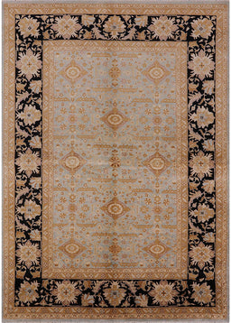 Mid-Century Modern Camel Brown Oriental Rug, urb3056