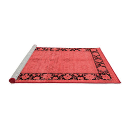Industrial Red Washable Rugs