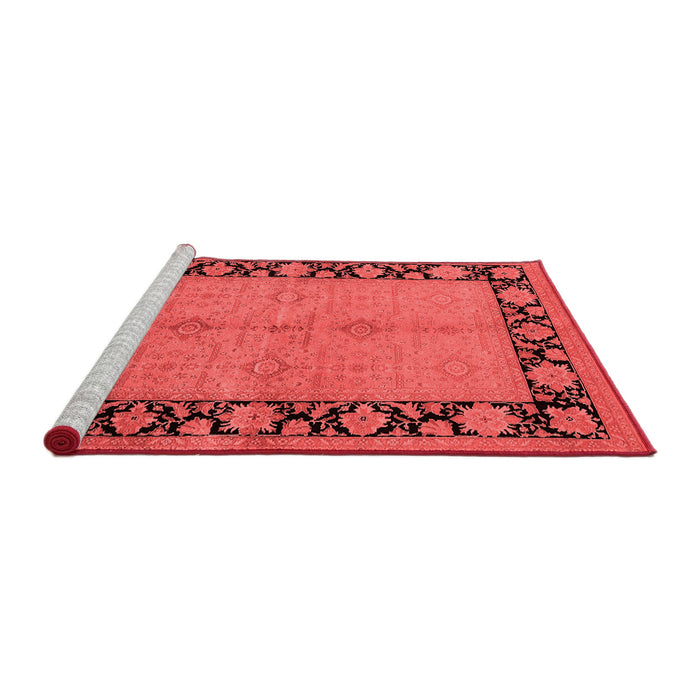 Industrial Red Washable Rugs