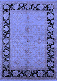 Oriental Blue Industrial Rug, urb3056blu