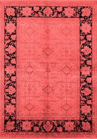 Oriental Red Industrial Rug, urb3056red