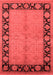 Oriental Red Industrial Area Rugs