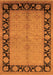 Oriental Orange Industrial Rug, urb3056org